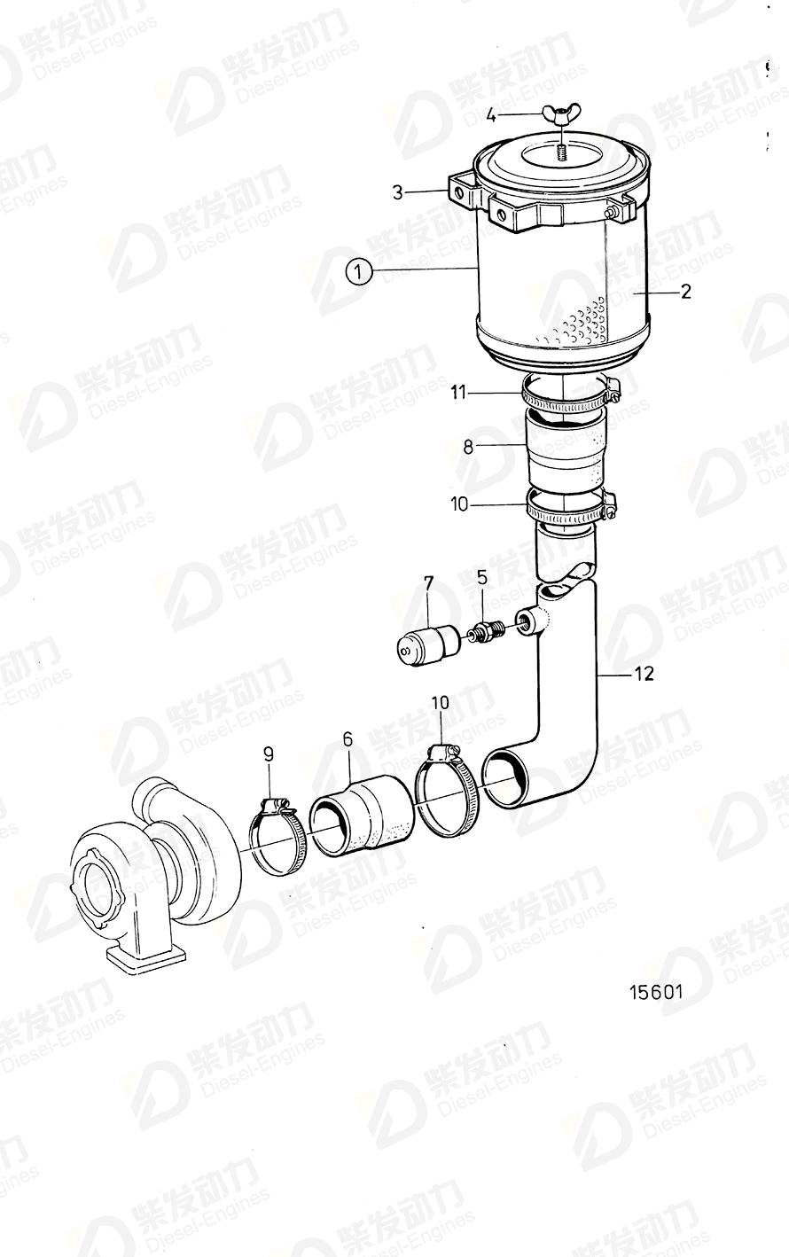 volvo penta Wing nut 3825522 Drawing volvo penta Wing nut 3825522 Drawing
